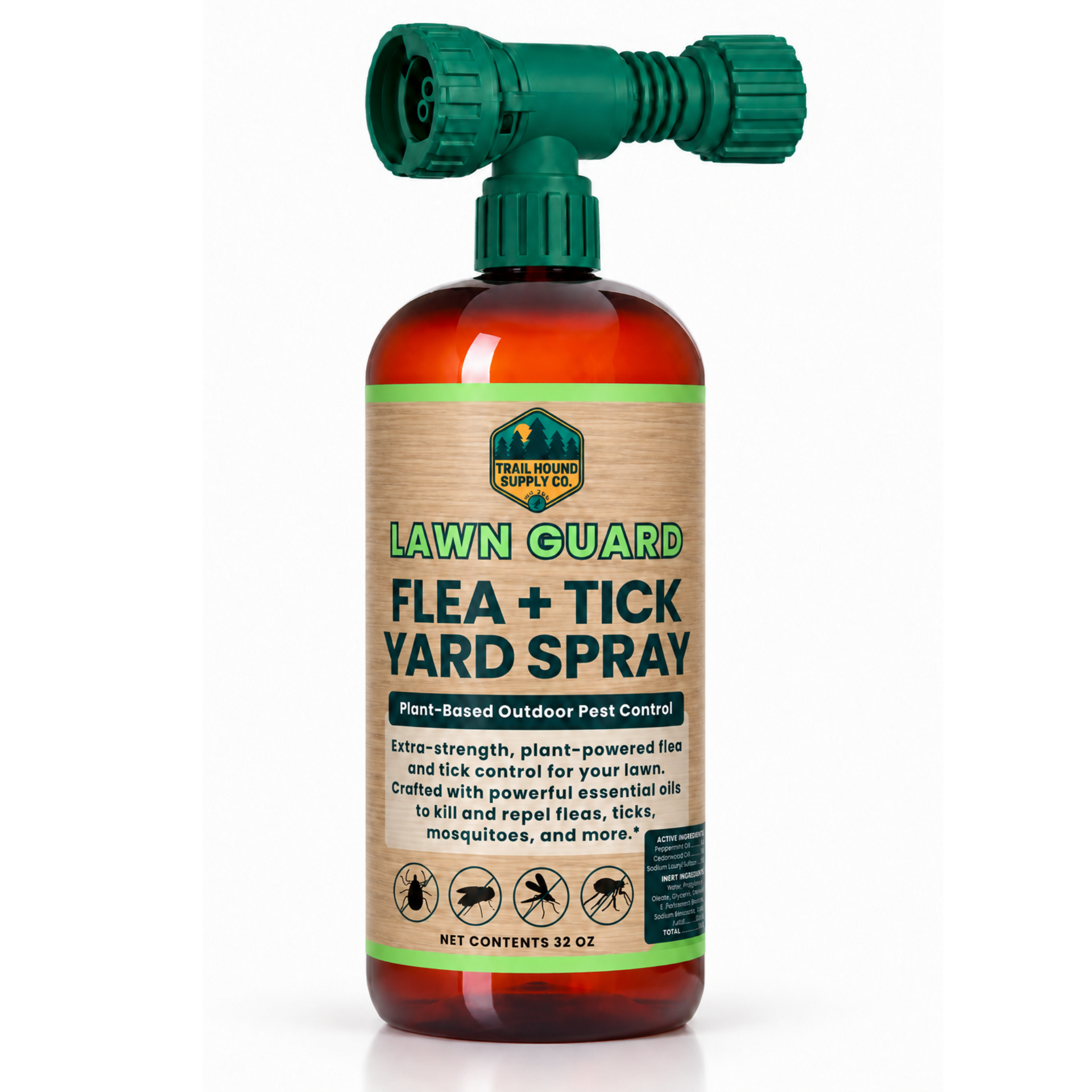 Lawn Guard Flea & Tick Yard Spray - Cedarwood Essential Oil Formula - 32oz