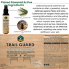 Trail Guard Extra Strength Plant Based Flea, Tick & Insect Spray for Dogs, People, & Home (Cedarwood & Rosemary) - 4oz Bottle