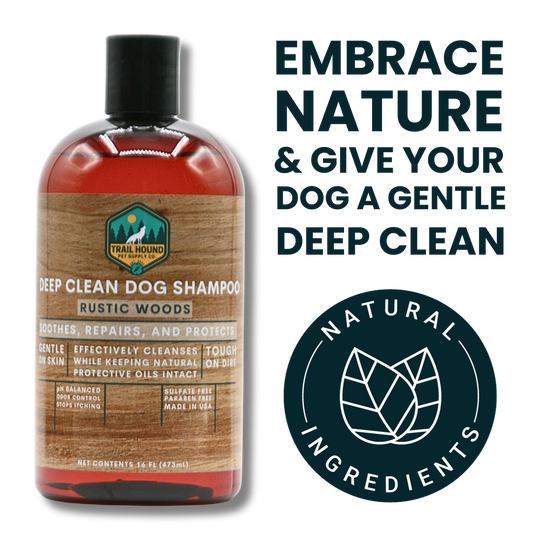 Deep Clean Dog Shampoo - Rustic Woods Scent