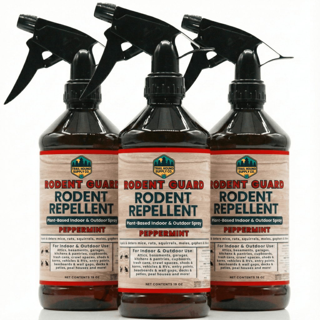 peppermint spray for garden pests Rodent Guard: Rodent Repellent Spray (3) 16oz Bottles
