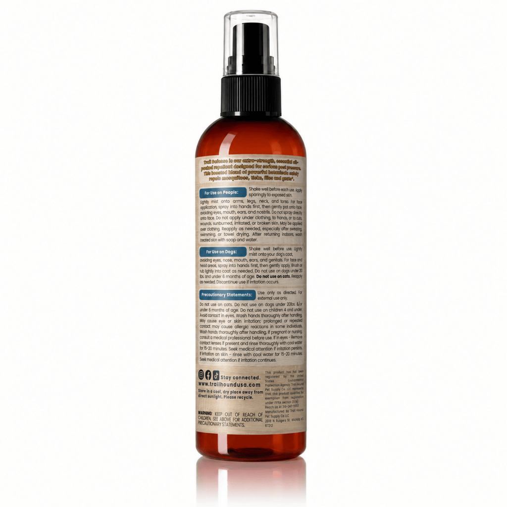 Trail Defense Tick & Mosquito Repellent for Humans and Dogs – Botanical Bug Spray