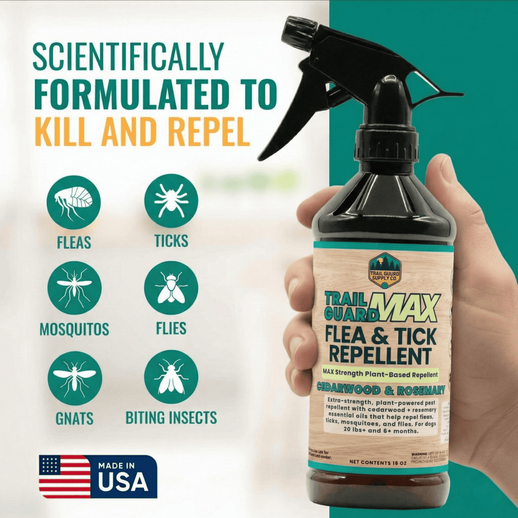 Trail Guard Max: Max Strength Flea, Tick & Insect Spray