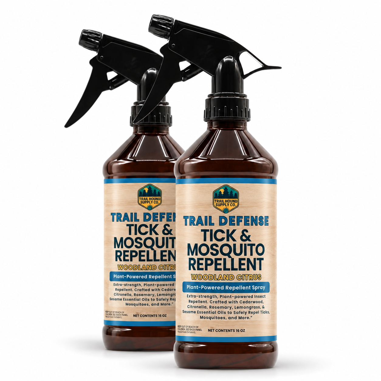 Trail Defense Tick & Mosquito Repellent for Humans and Dogs – Botanical Bug Spray
