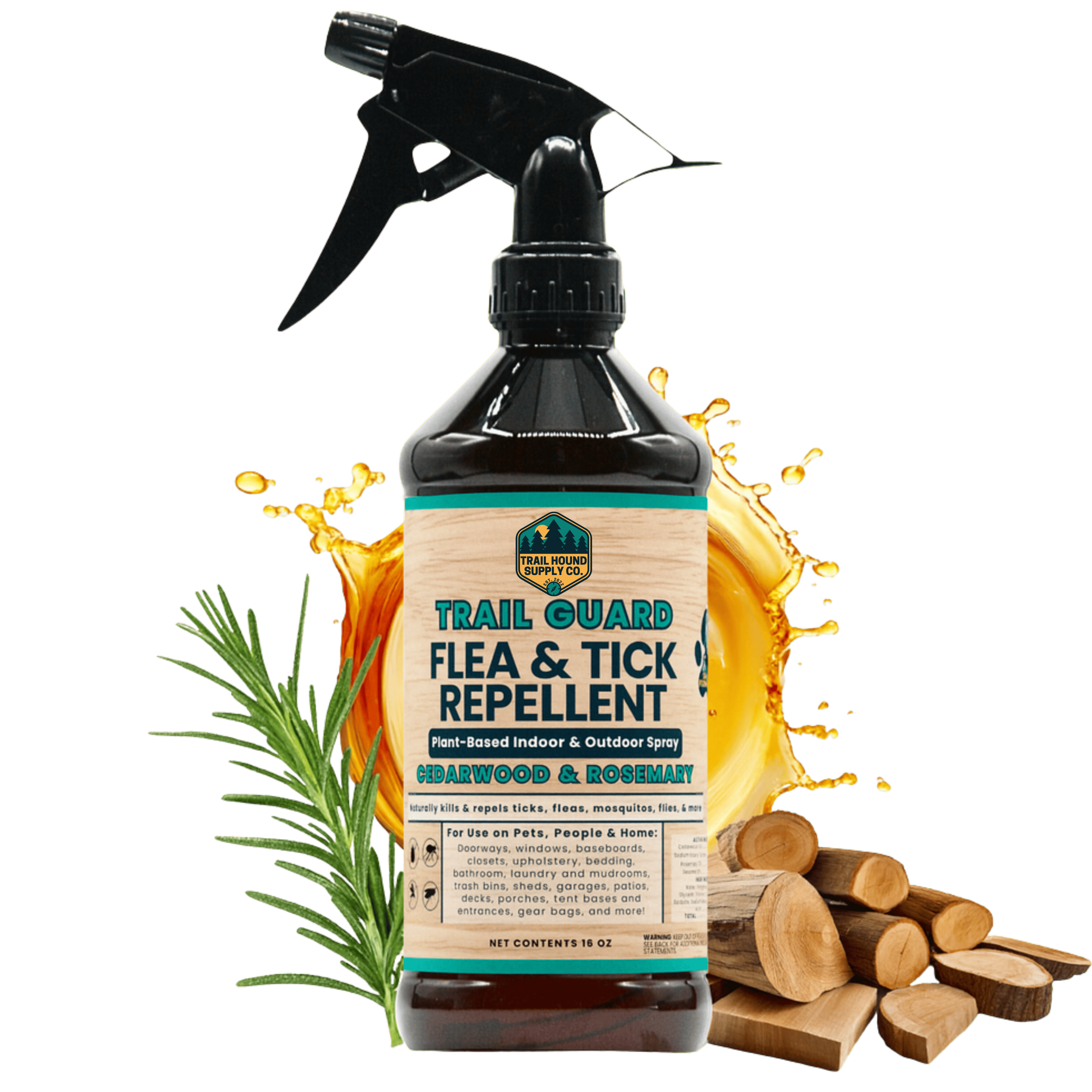 indoor plant fleas Trail Guard Plant Based Flea, Tick & Insect Spray For Pets