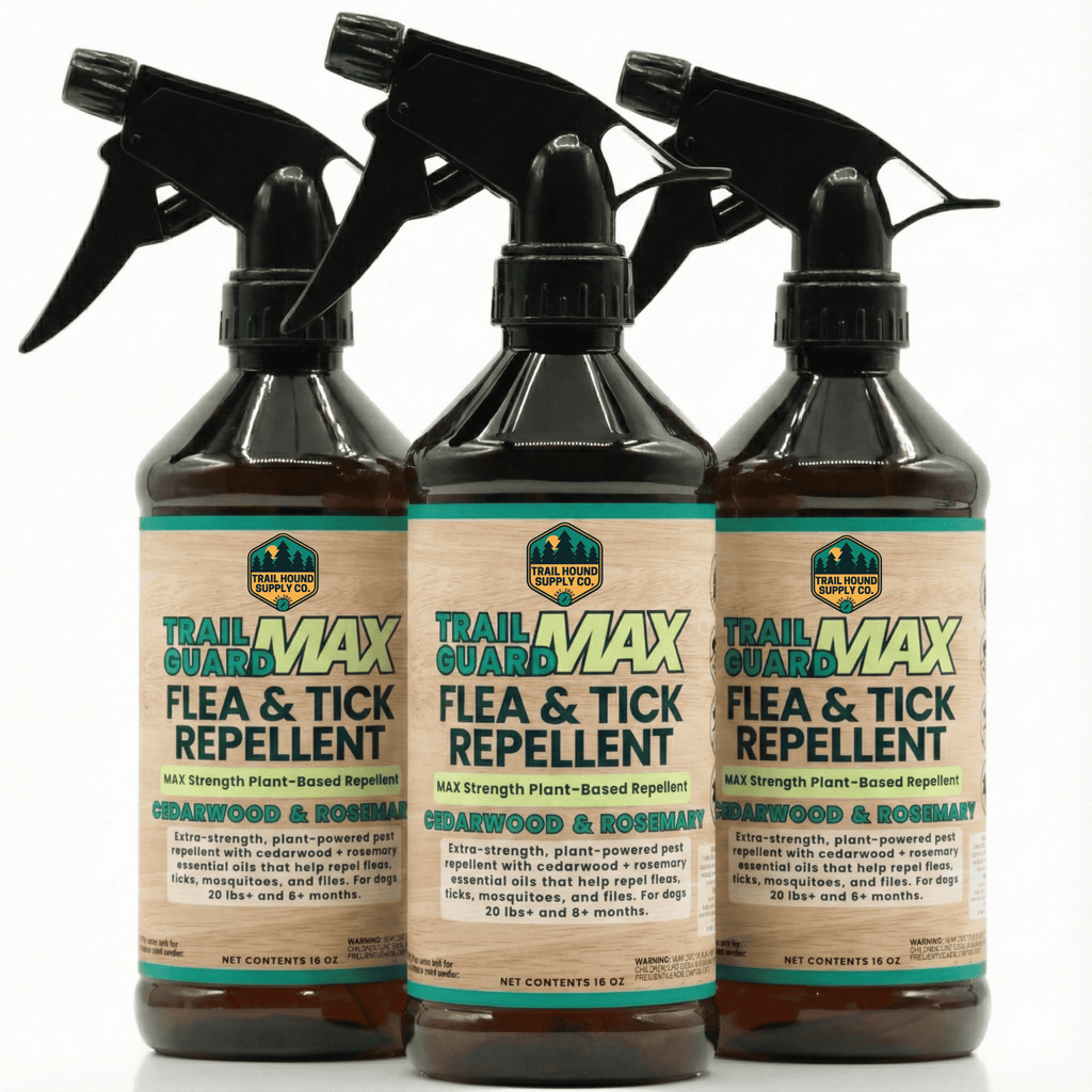 garden spray for ticks Trail Guard Plant Based Flea, Tick & Insect Spray For Pets 3 Bottle Pack / Normal Strength / Lemongrass